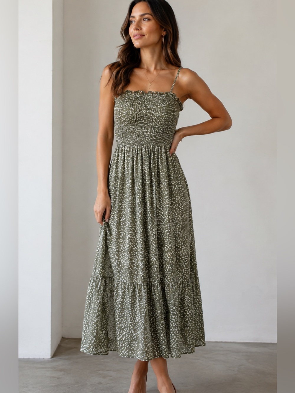 ANTHROPOLOGIE Women’s Long Sleeveless Dress